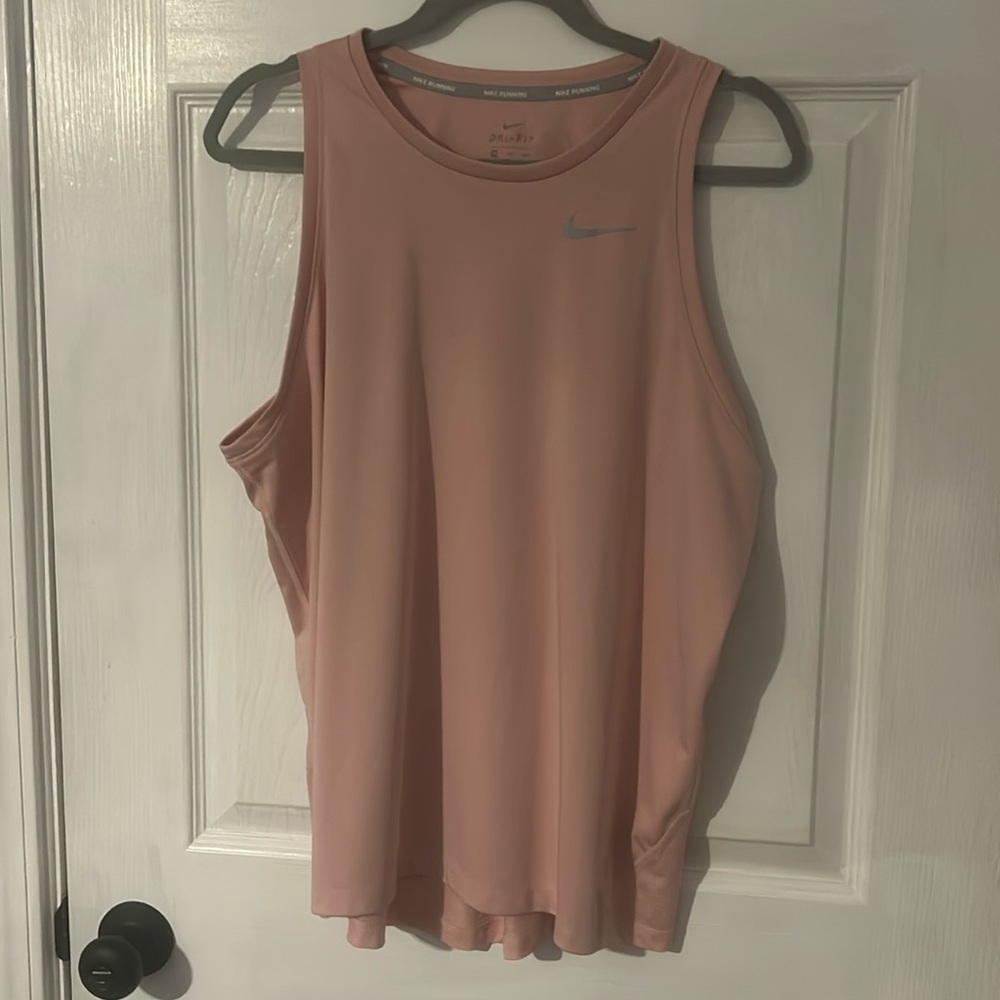 Pink Nike workout top